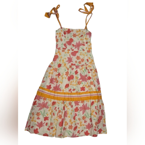 Francesca's Floral Midi Dress NWT. Size M. - Picture 2 of 6